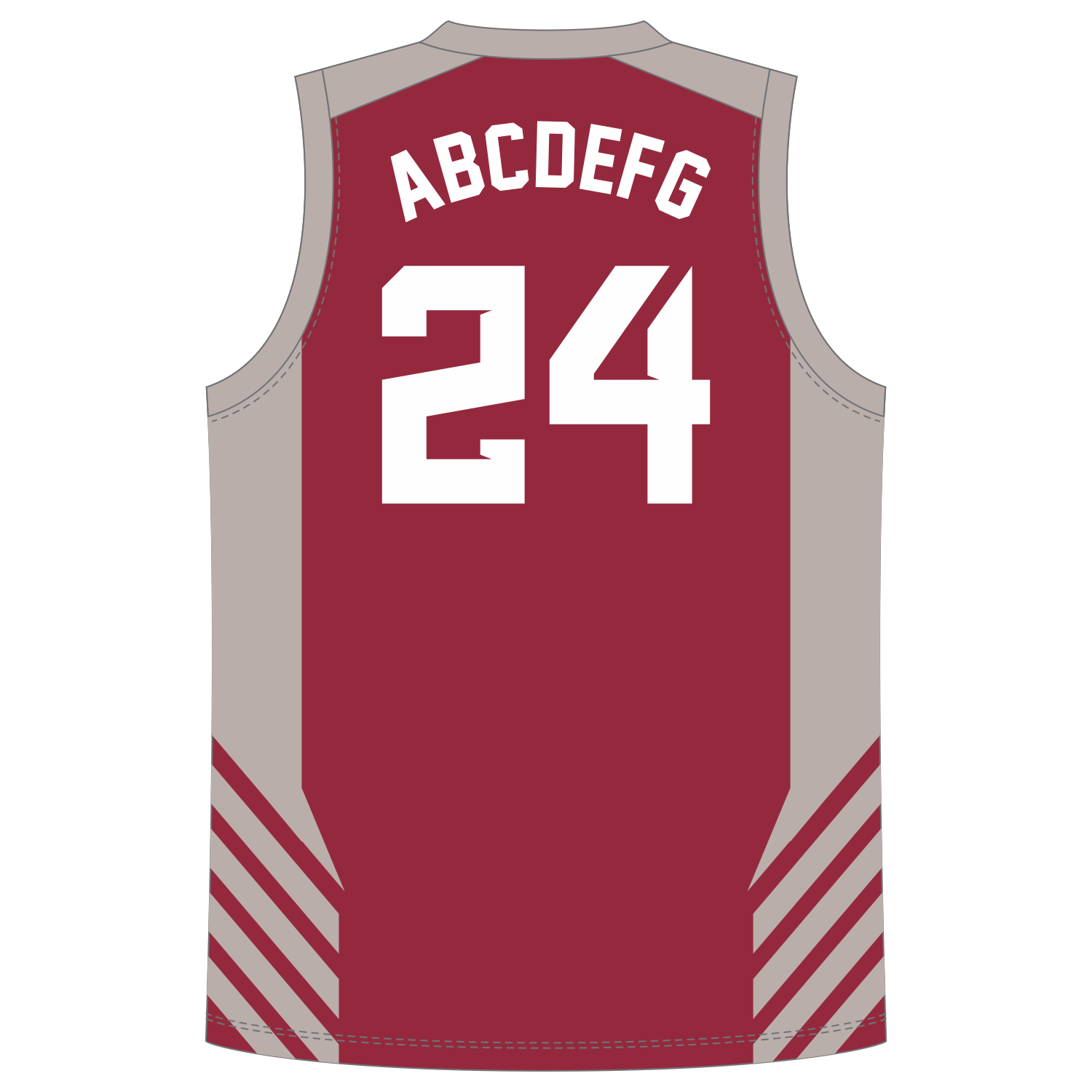 CUSTOM ROUND/CREW NECK BASKETBALL JERSEYS