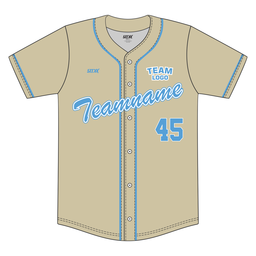 Custom Button-Down Baseball Jerseys