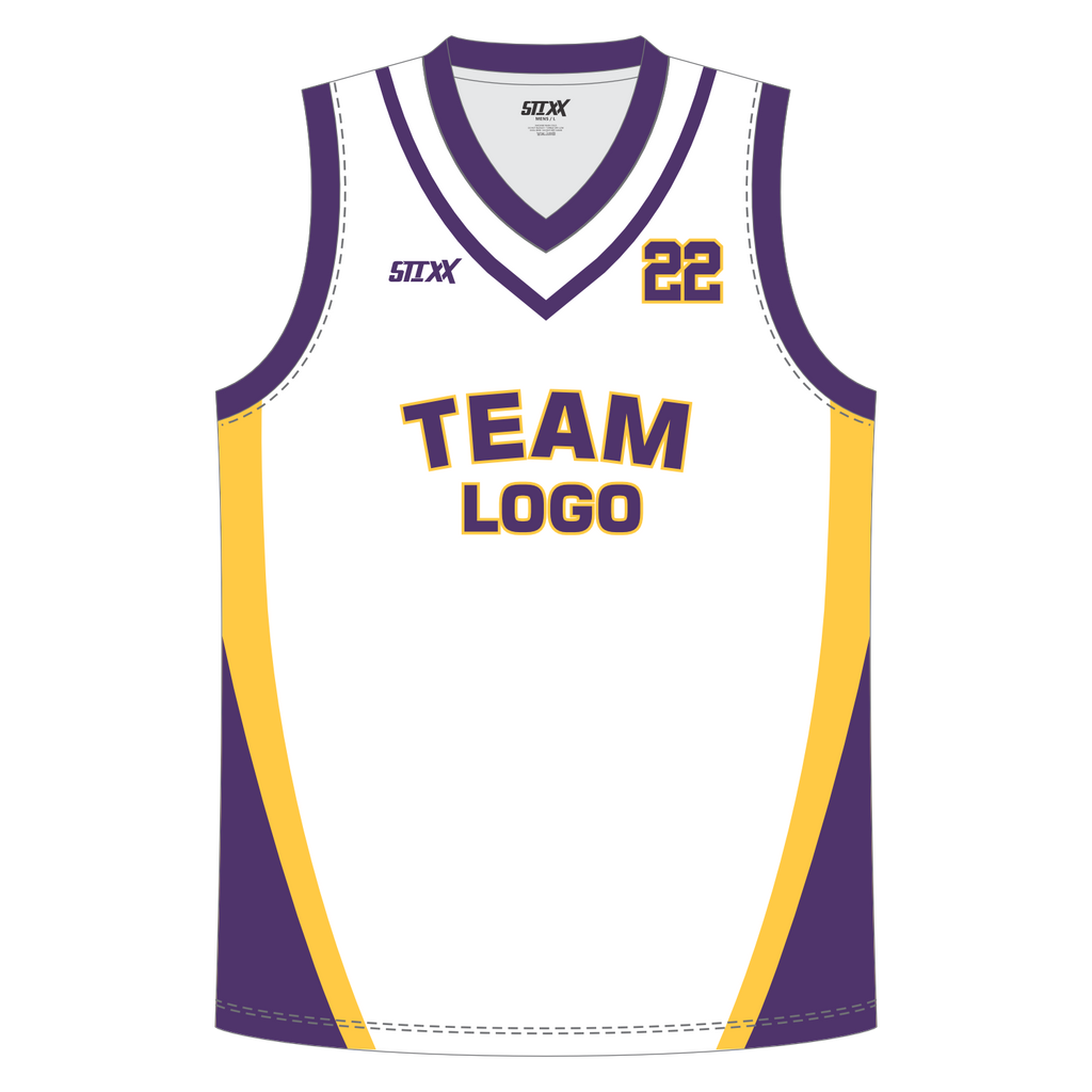 CUSTOM REVERSIBLE V-NECK BASKETBALL JERSEYS