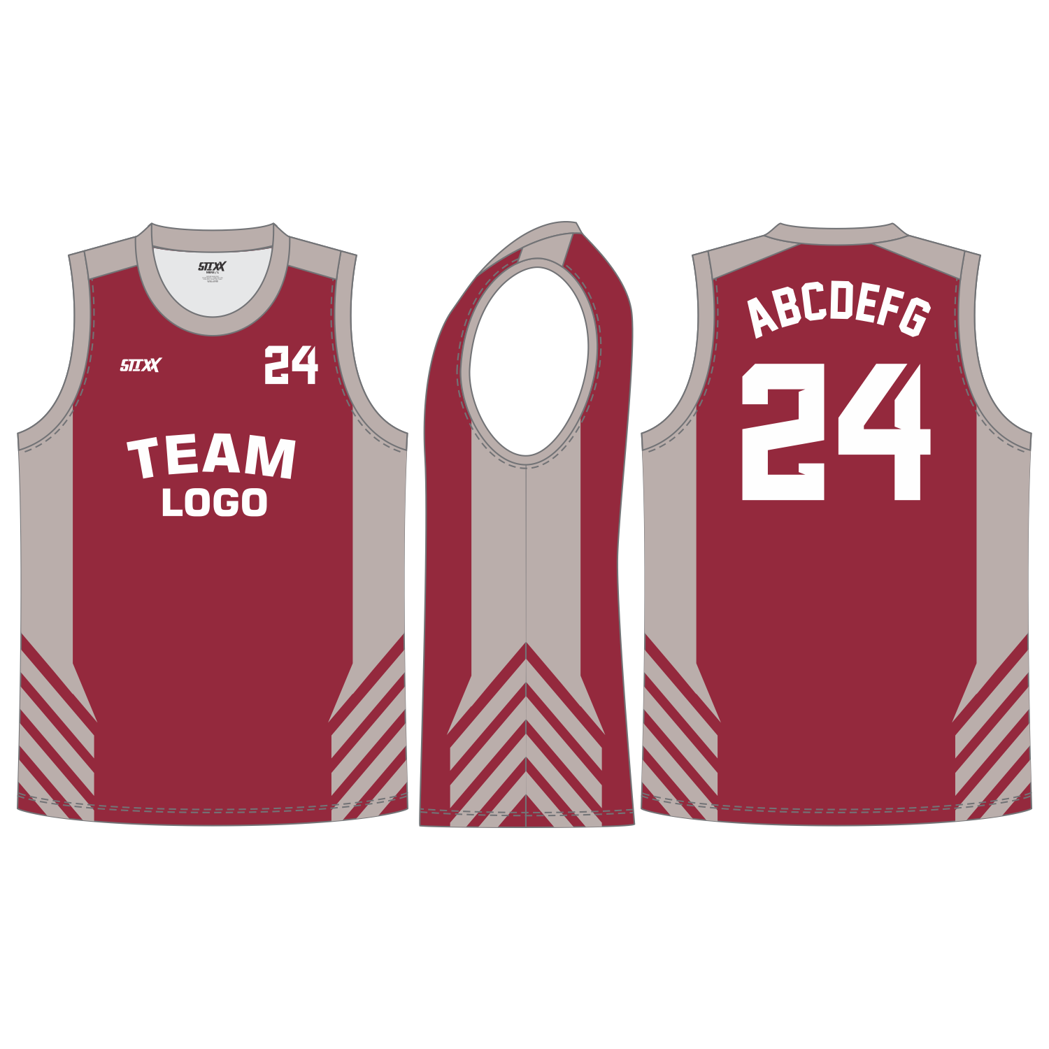 CUSTOM ROUND/CREW NECK BASKETBALL JERSEYS