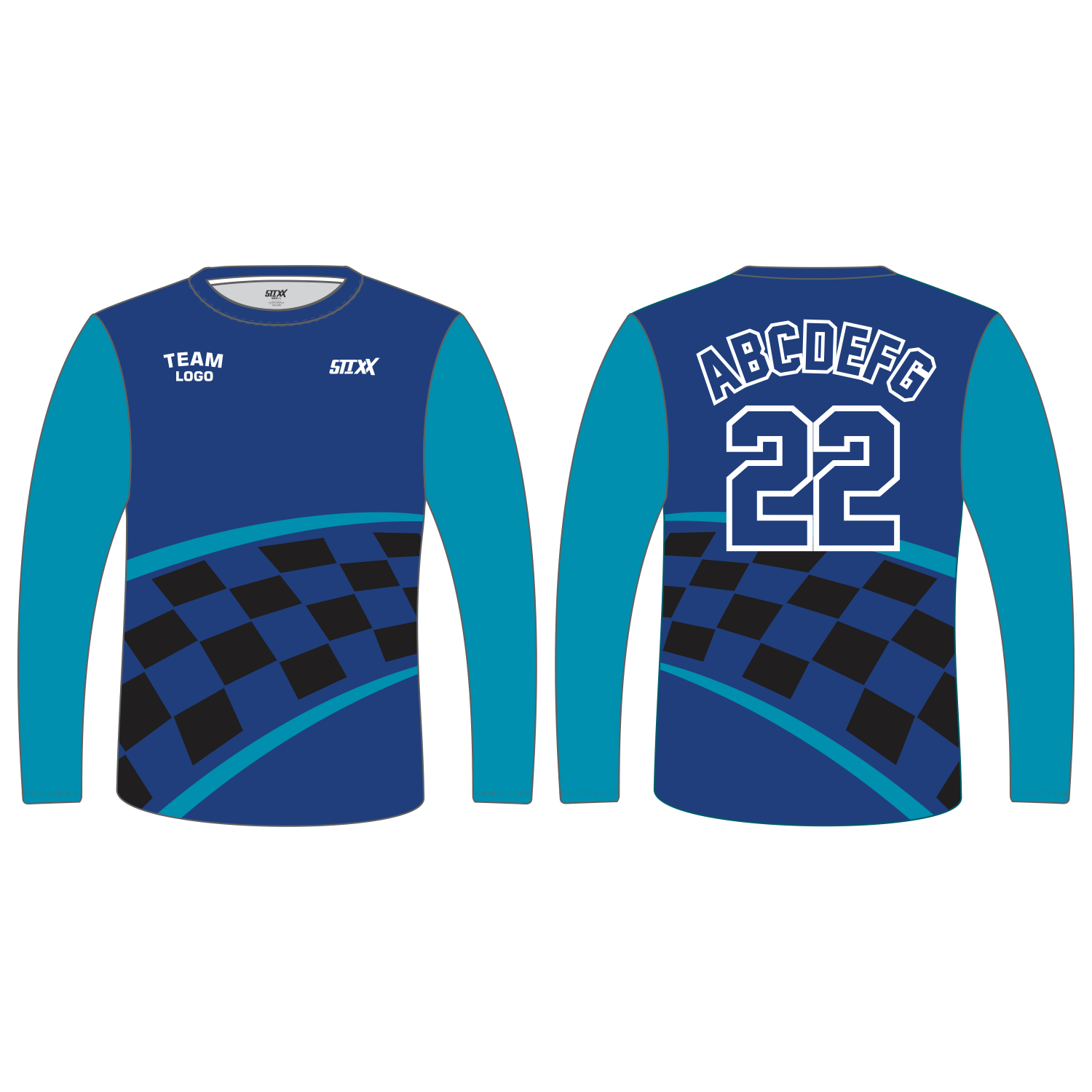 Custom Long‑Sleeve Crew Neck T‑Shirts