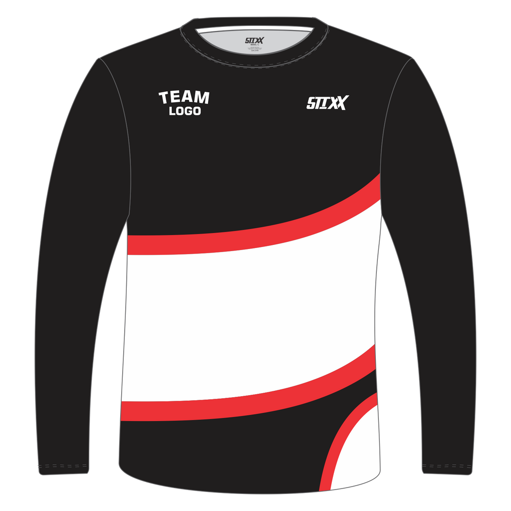 Custom Long‑Sleeve Crew Neck T‑Shirts