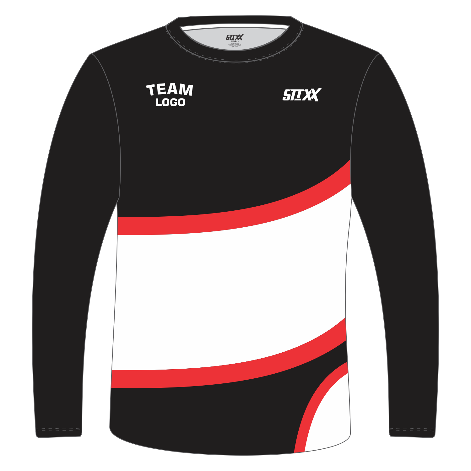 Custom Long‑Sleeve Crew Neck T‑Shirts