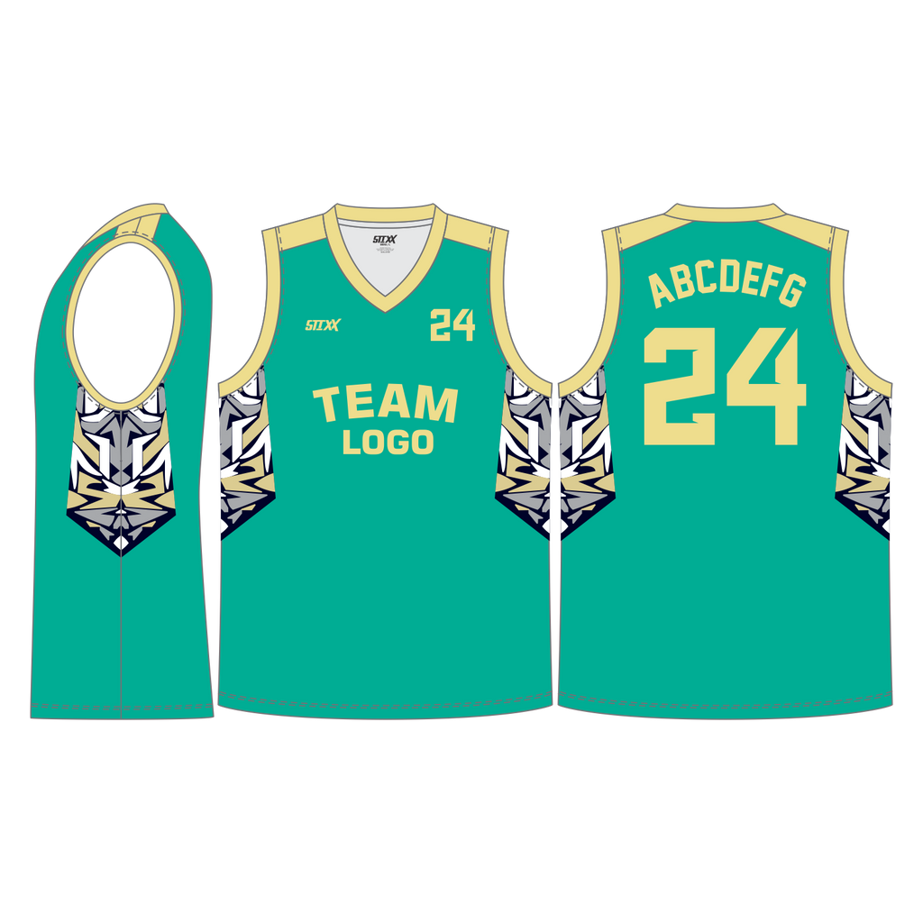 CUSTOM V-NECK BASKETBALL JERSEYS