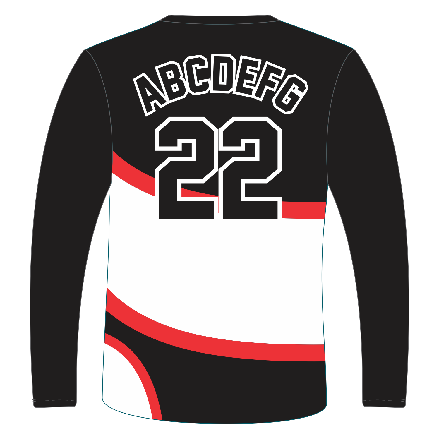 Custom Long‑Sleeve Crew Neck T‑Shirts