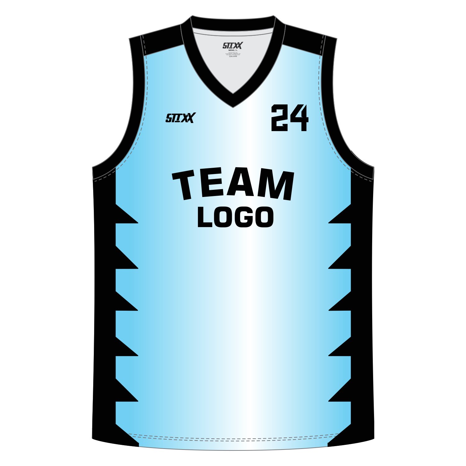 CUSTOM V-NECK BASKETBALL JERSEYS