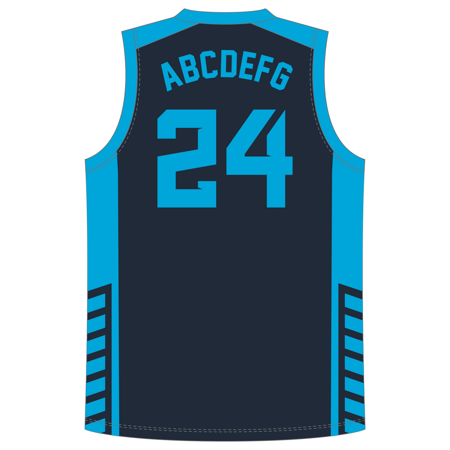 CUSTOM ROUND/CREW NECK BASKETBALL JERSEYS