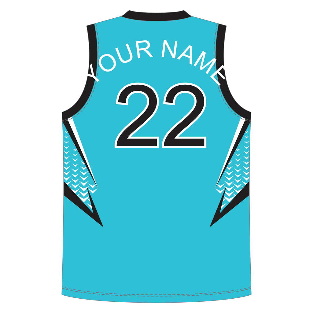 CUSTOM REVERSIBLE V-NECK BASKETBALL JERSEYS