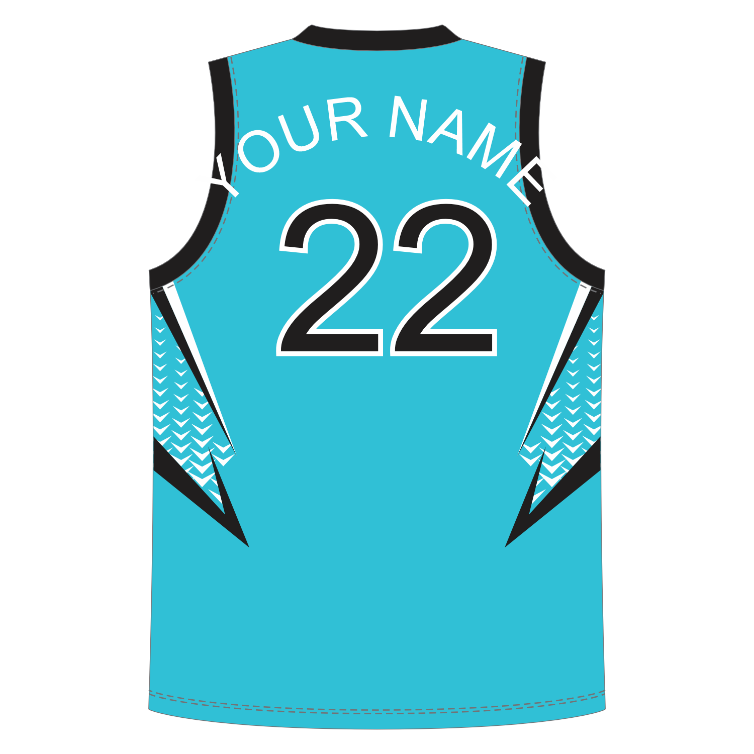 CUSTOM REVERSIBLE V-NECK BASKETBALL JERSEYS