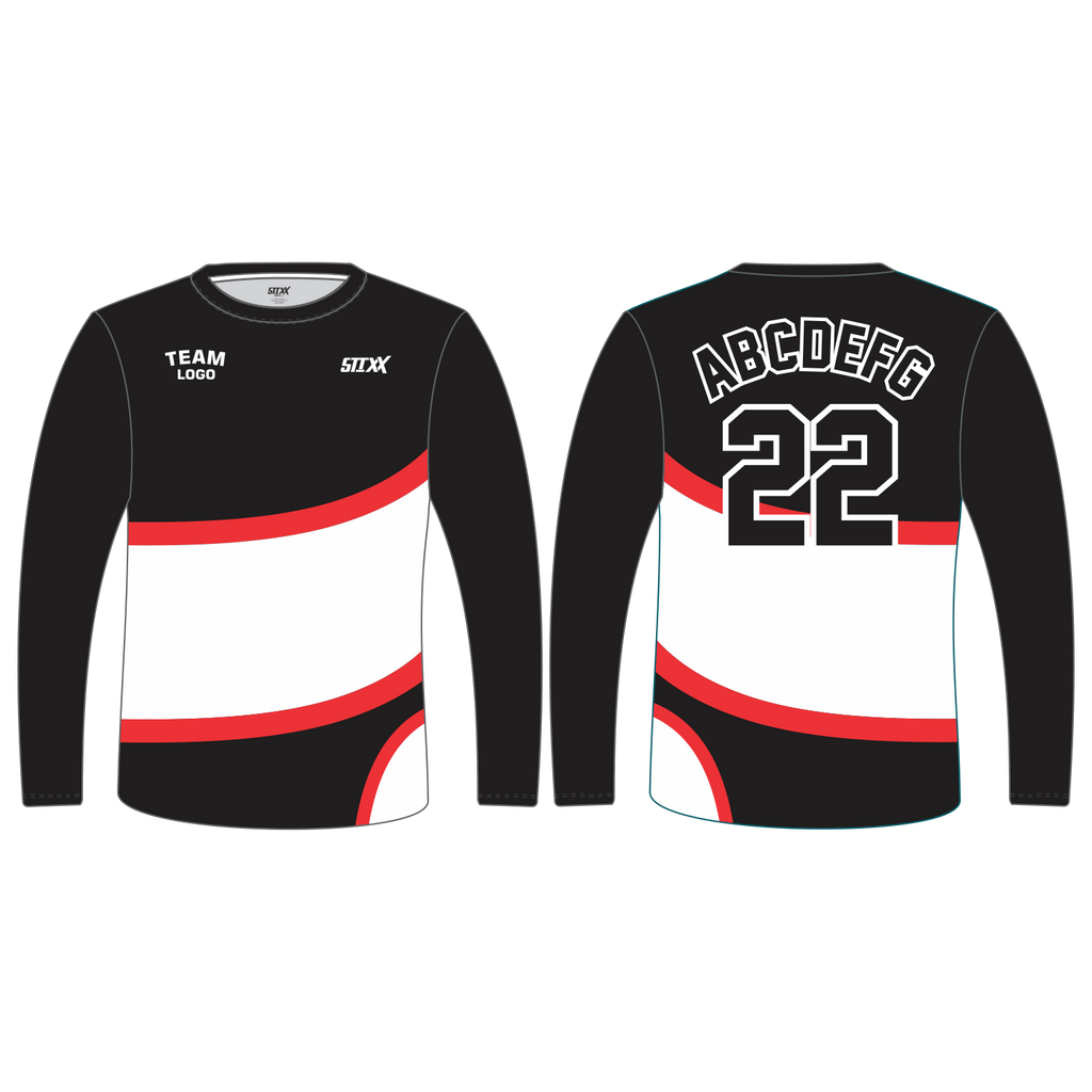 Custom Long‑Sleeve Crew Neck T‑Shirts