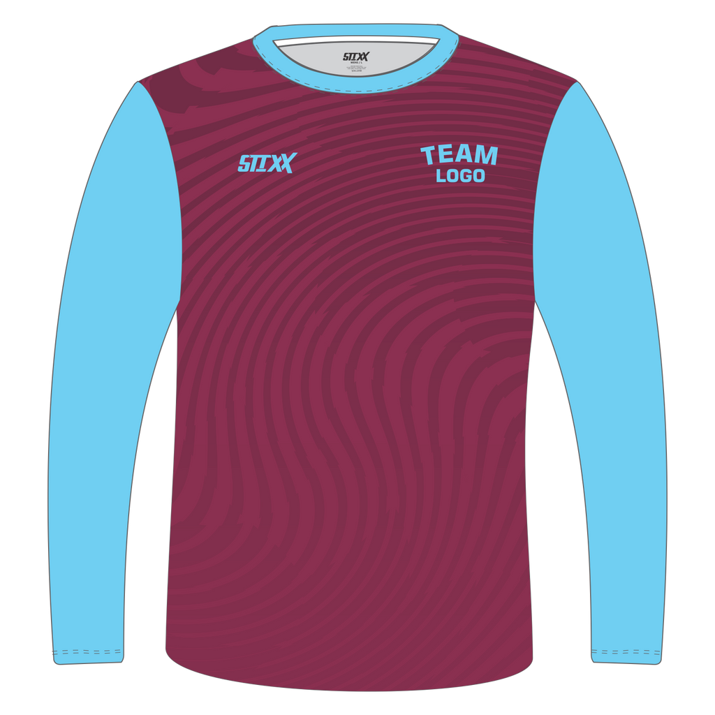 Custom Long‑Sleeve Crew Neck T‑Shirts