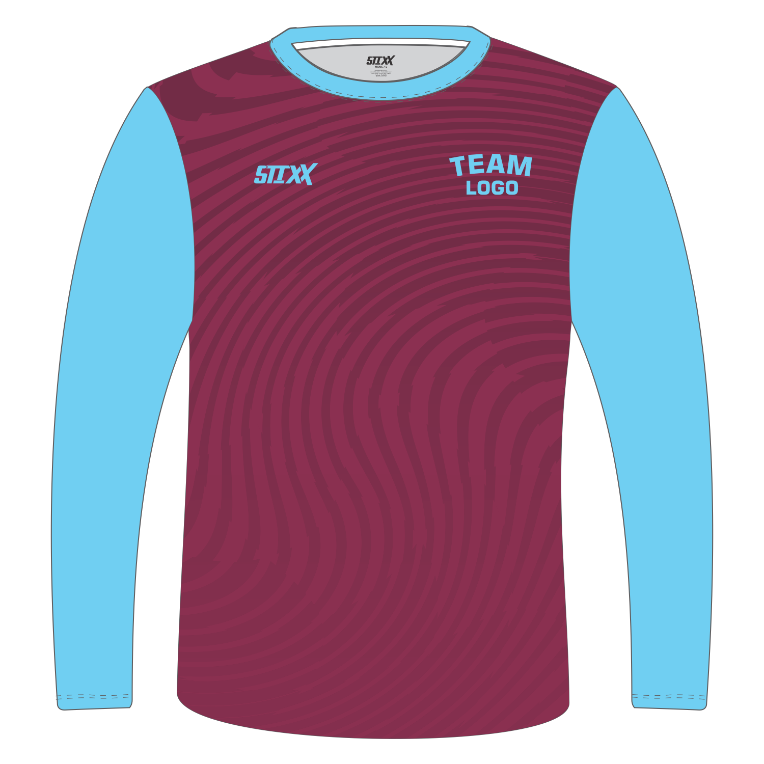 Custom Long‑Sleeve Crew Neck T‑Shirts