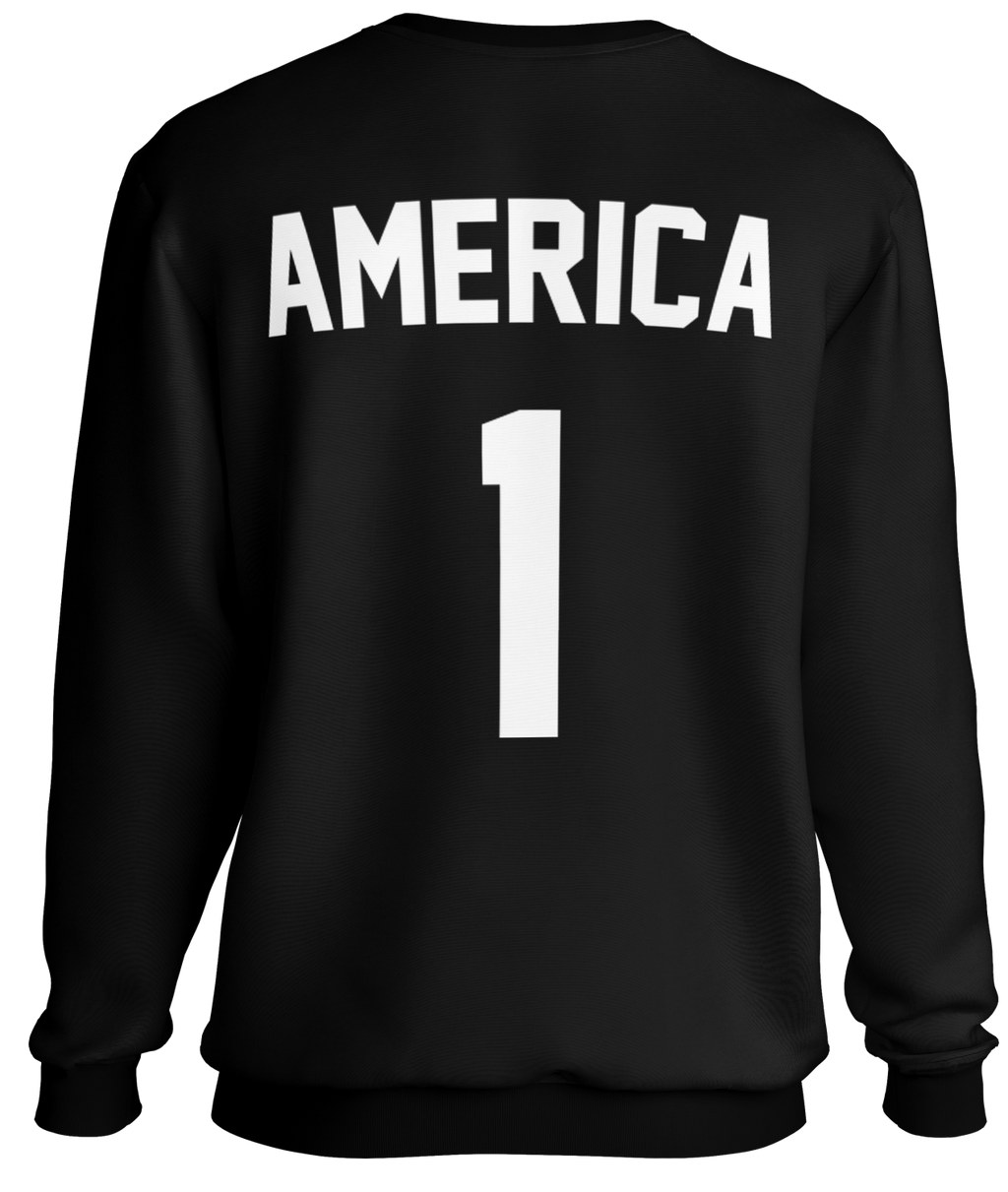 BLK AMERICA 1 SWEAT SHIRT