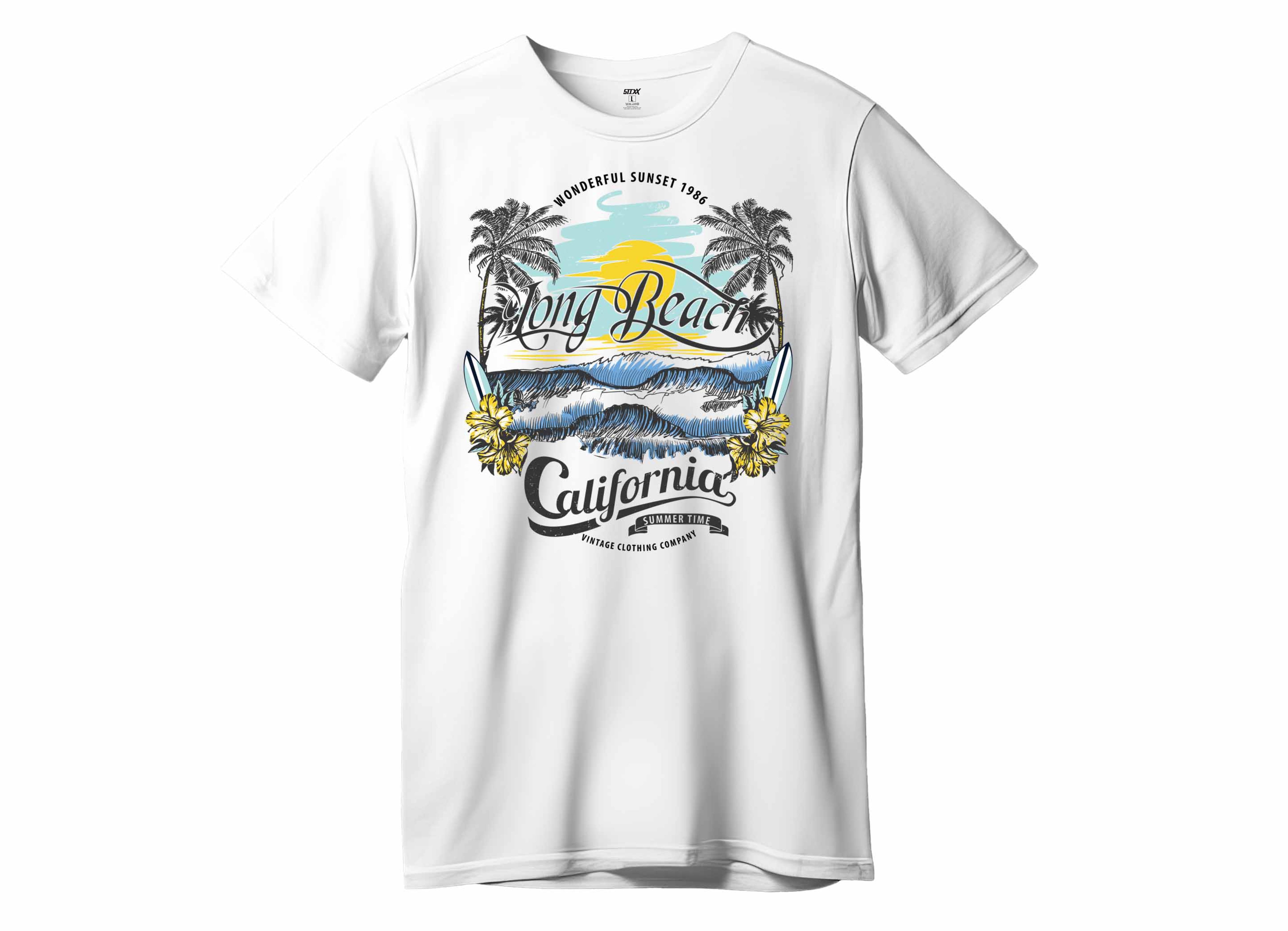LONG BEACH CALIFORNIA T-SHIRTS