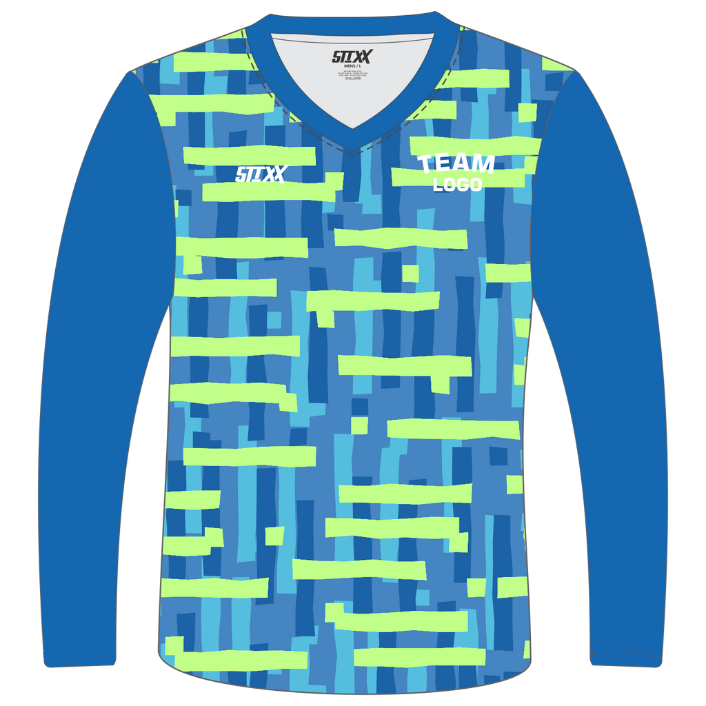 Custom Long‑Sleeve V‑Neck T‑Shirts