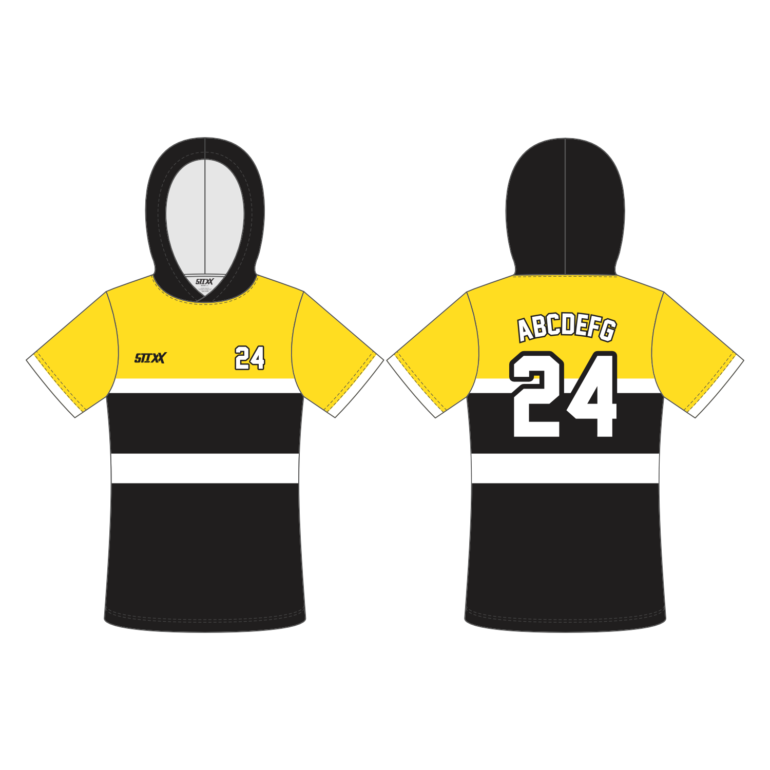 CUSTOM SHORT SLEEVE HOODIE SHOOTING SHIRTS