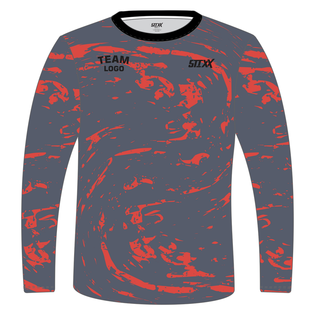 Custom Long‑Sleeve Crew Neck T‑Shirts