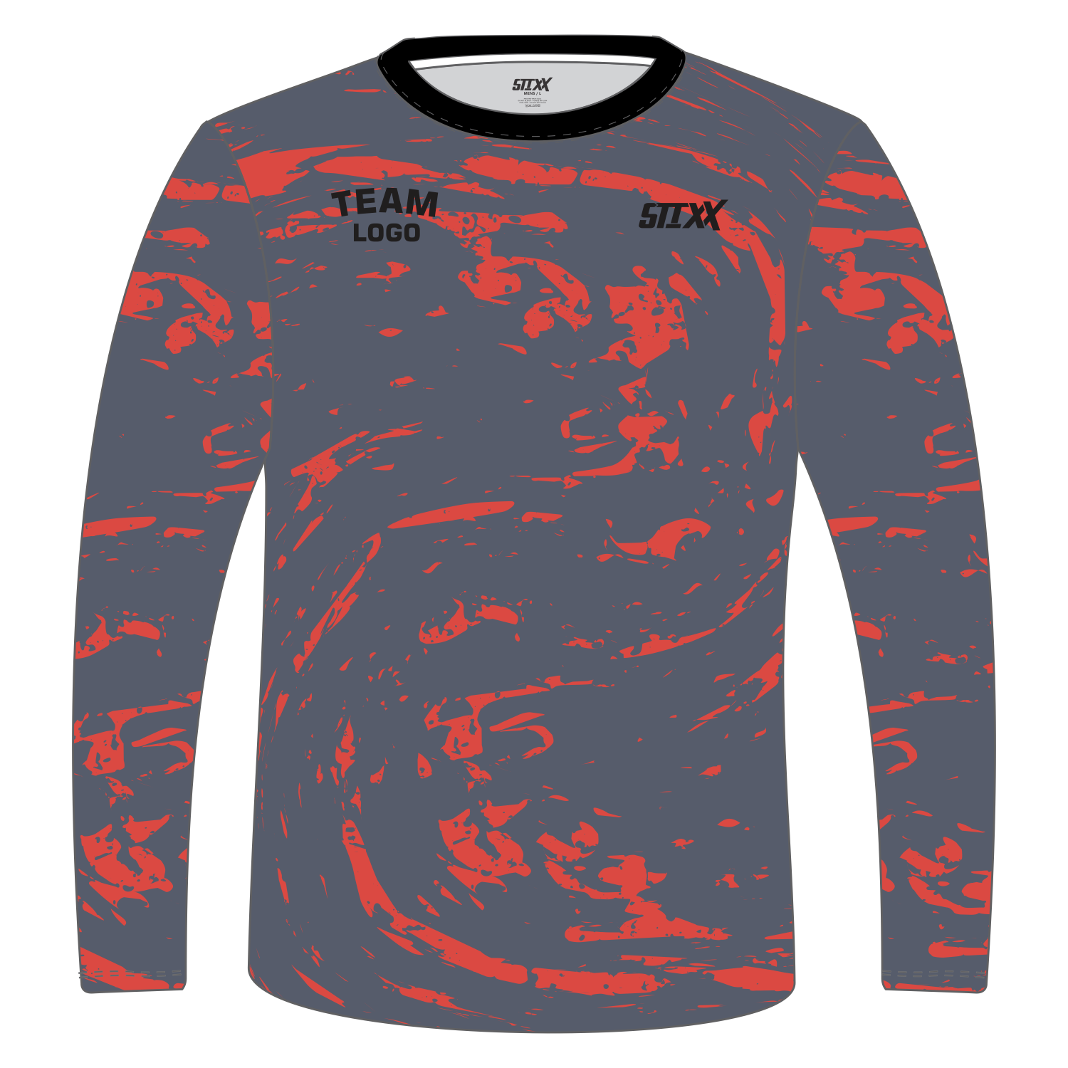 Custom Long‑Sleeve Crew Neck T‑Shirts