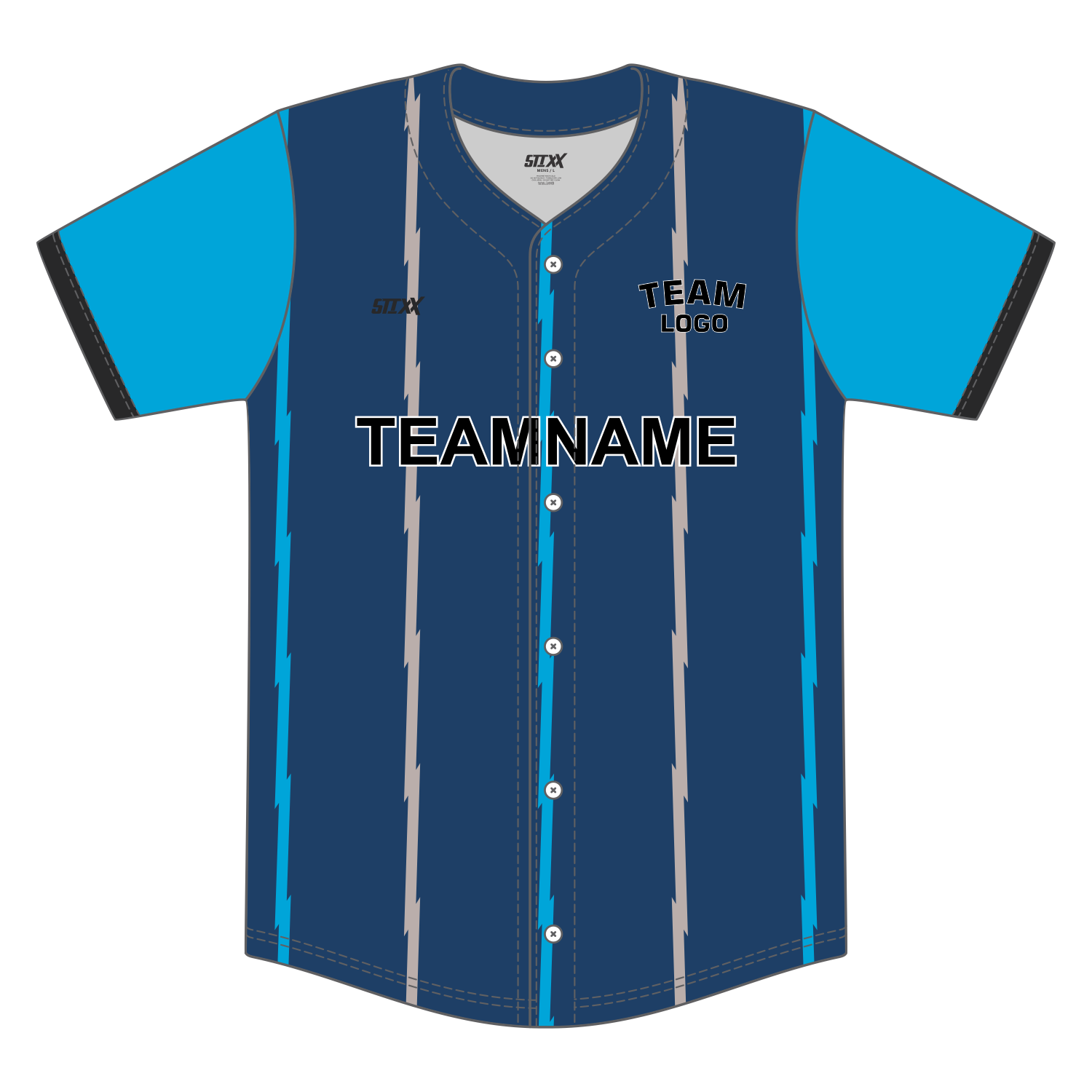 Custom Button-Down Baseball Jerseys