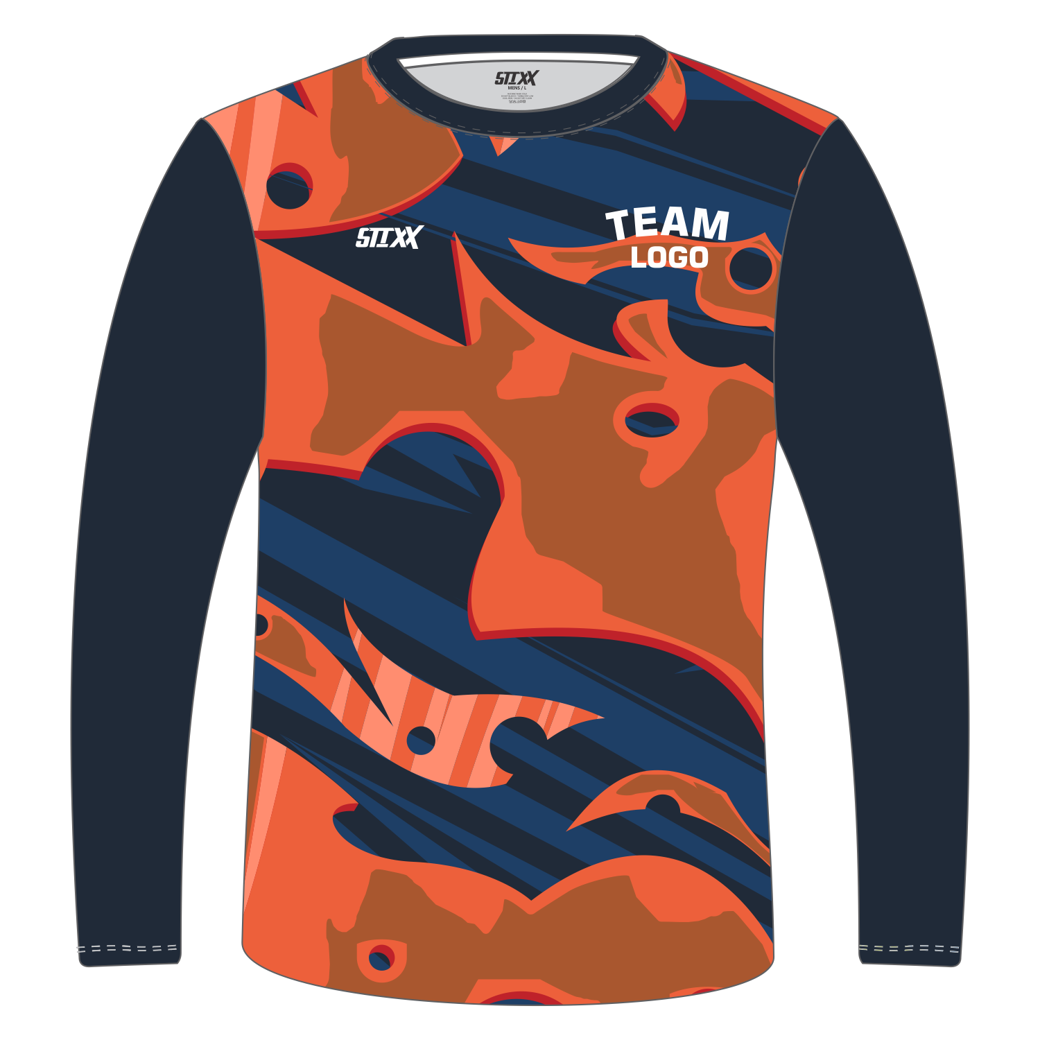 CUSTOM LONG SLEEVE SHOOTING SHIRTS (ROUND NECK)