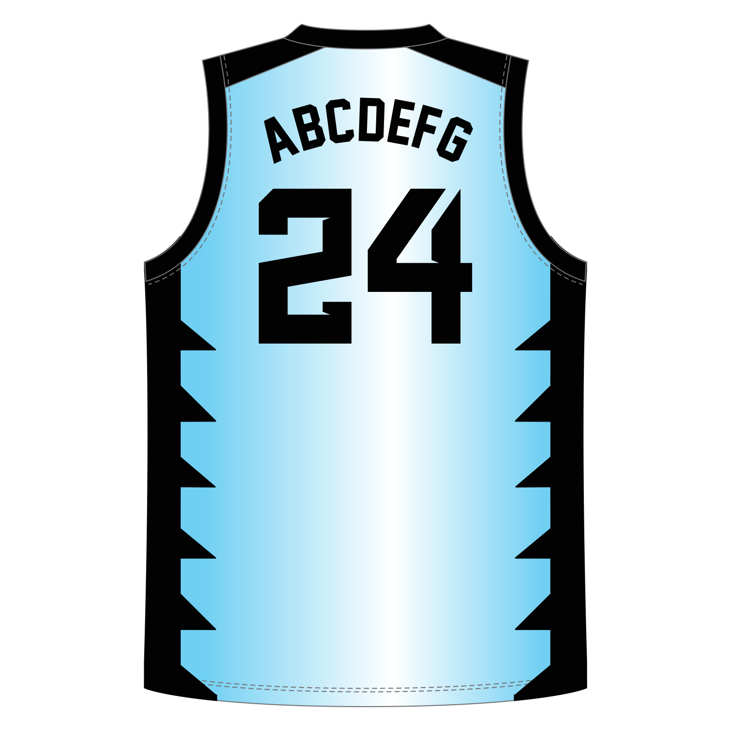 CUSTOM V-NECK BASKETBALL JERSEYS