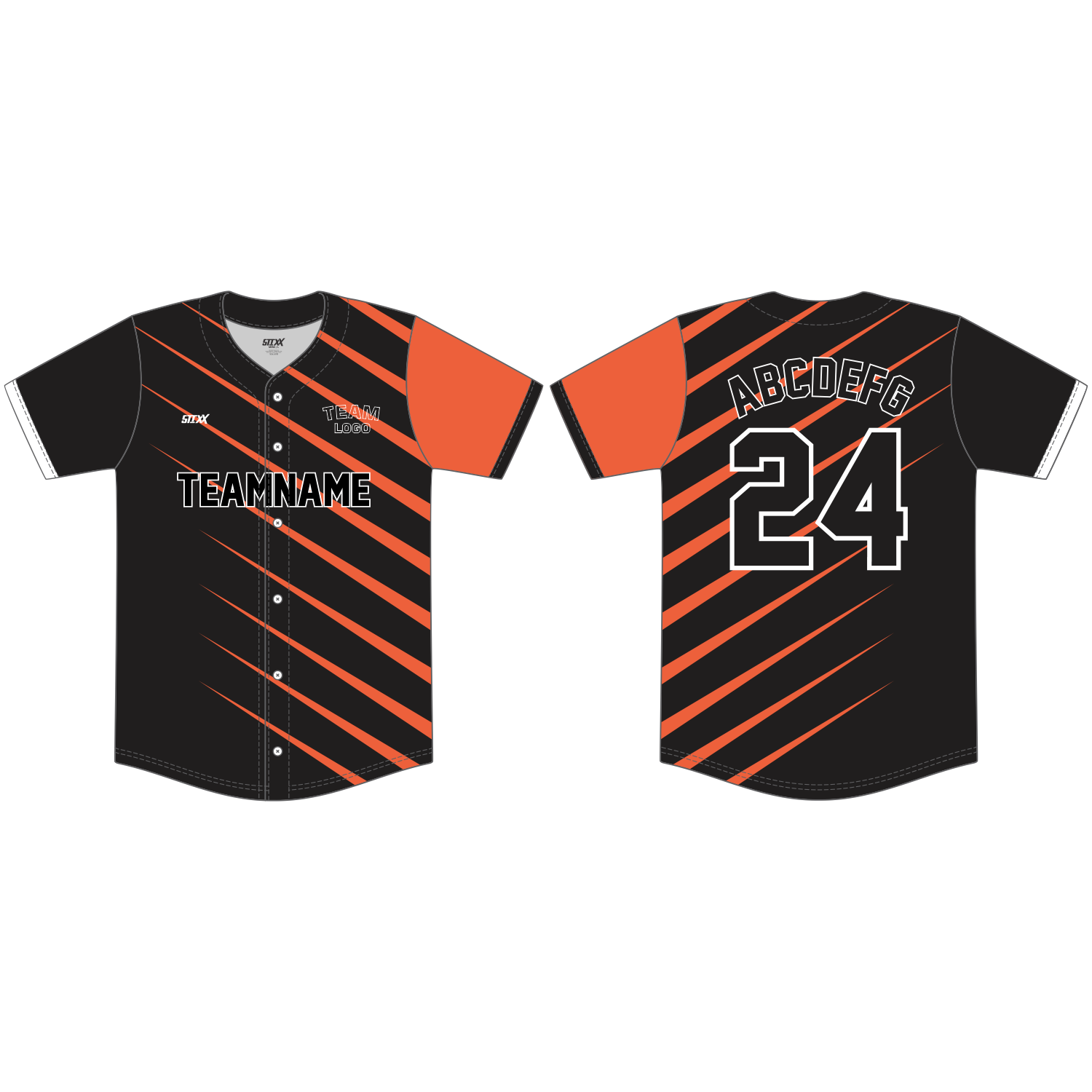 Custom Button-Down Baseball Jerseys