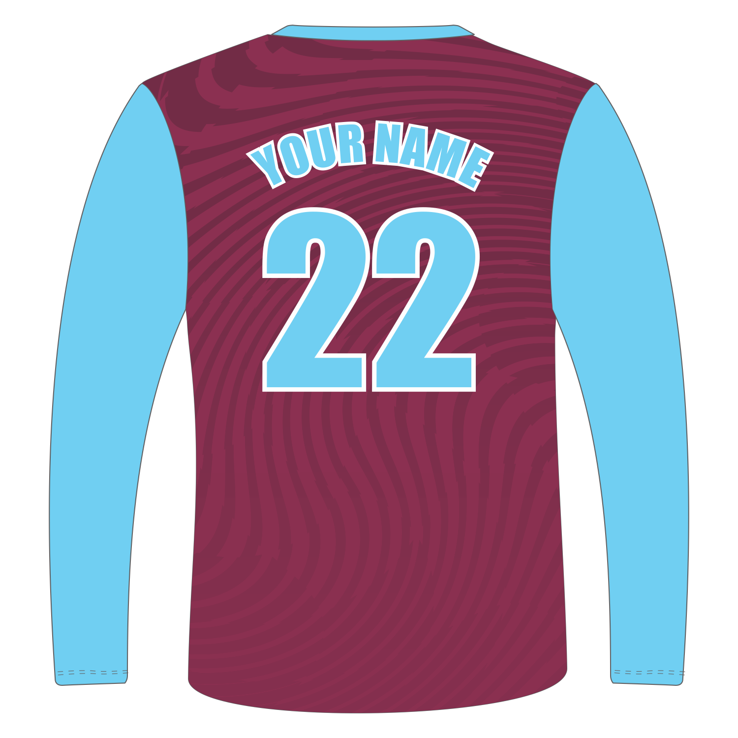 Custom Long‑Sleeve Crew Neck T‑Shirts