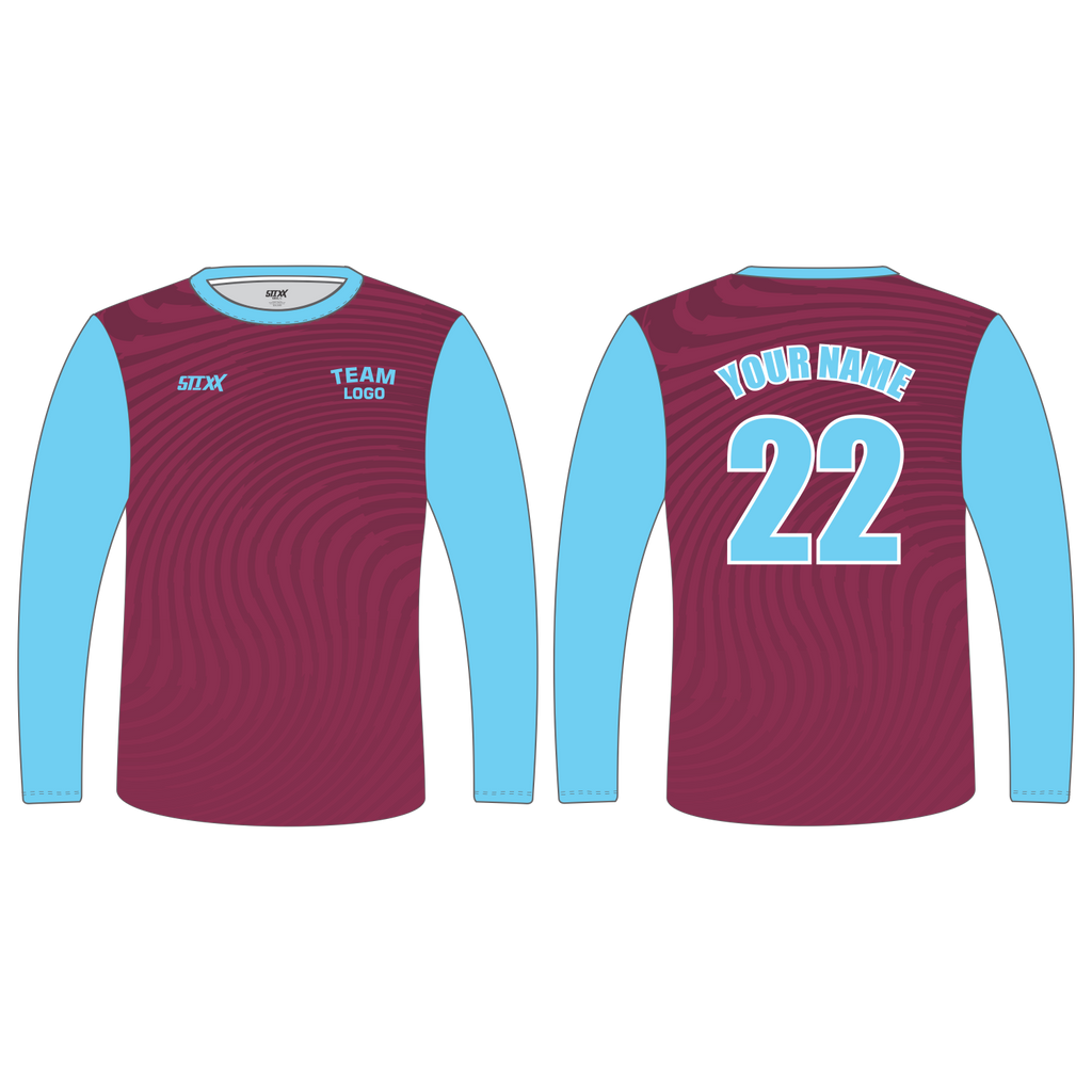 Custom Long‑Sleeve Crew Neck T‑Shirts