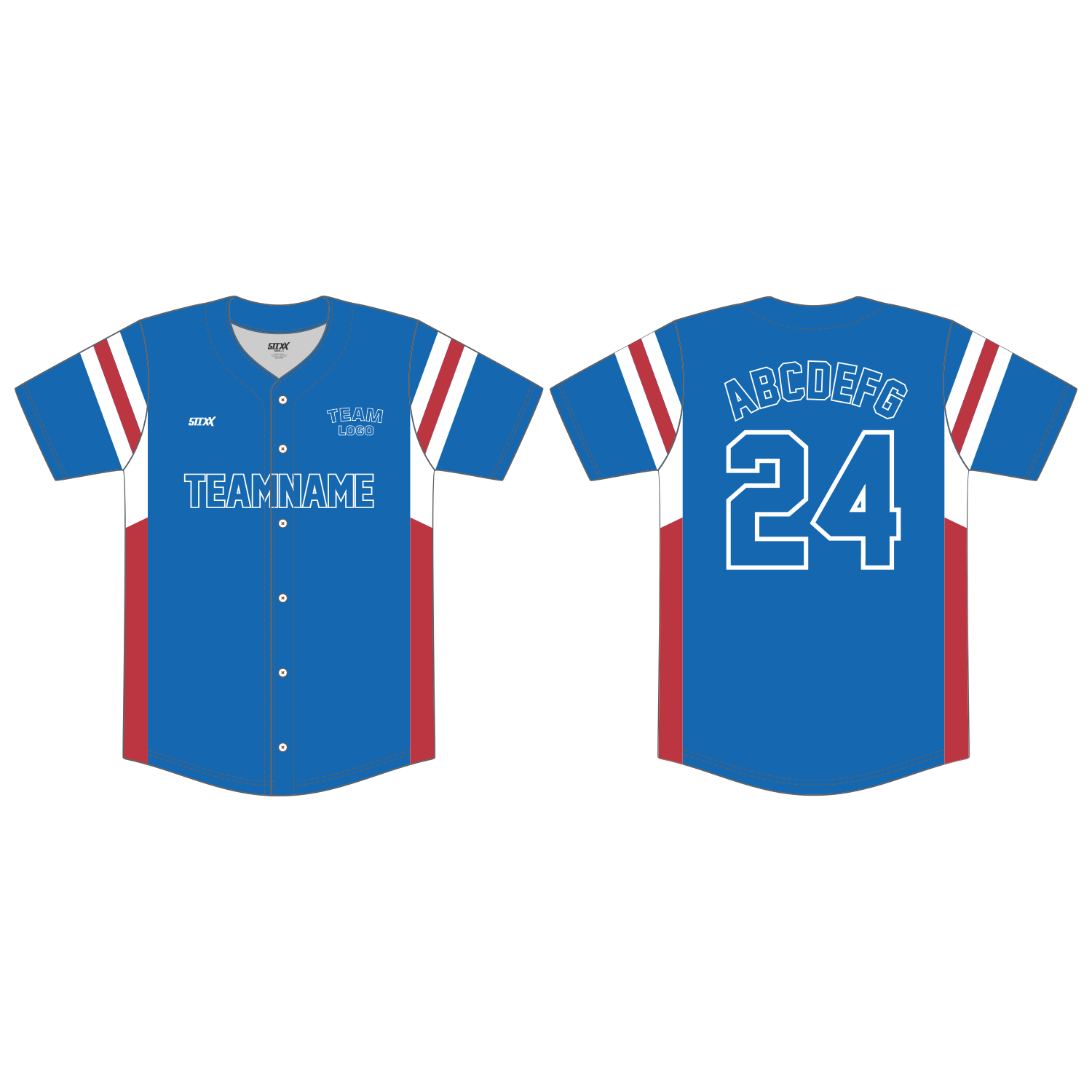 Custom Button-Down Baseball Jerseys