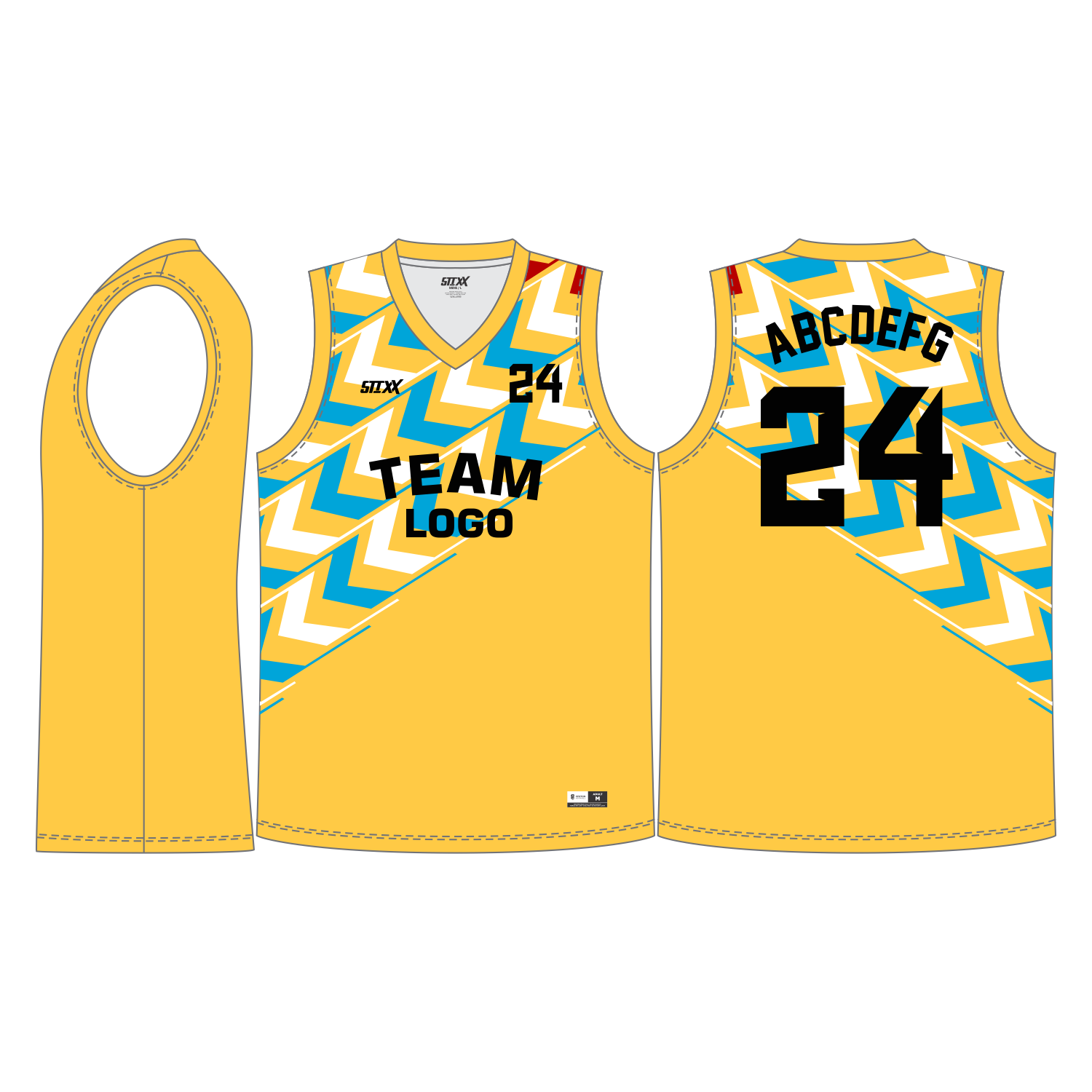CUSTOM V-NECK BASKETBALL JERSEYS