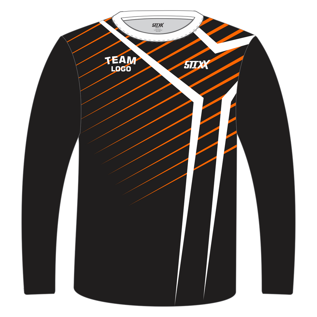 Custom Long‑Sleeve Crew Neck T‑Shirts