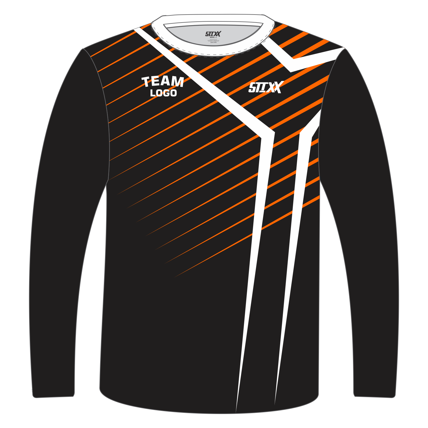 Custom Long‑Sleeve Crew Neck T‑Shirts