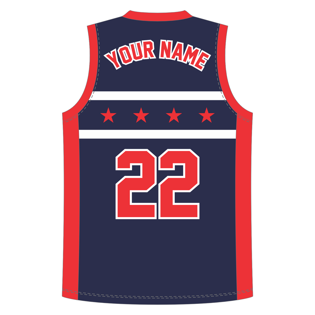 CUSTOM REVERSIBLE V-NECK BASKETBALL JERSEYS