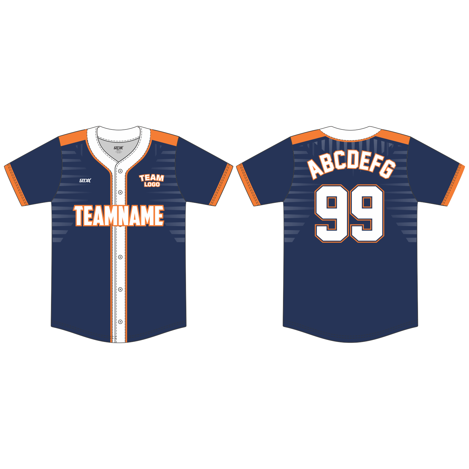 Custom Button-Down Baseball Jerseys