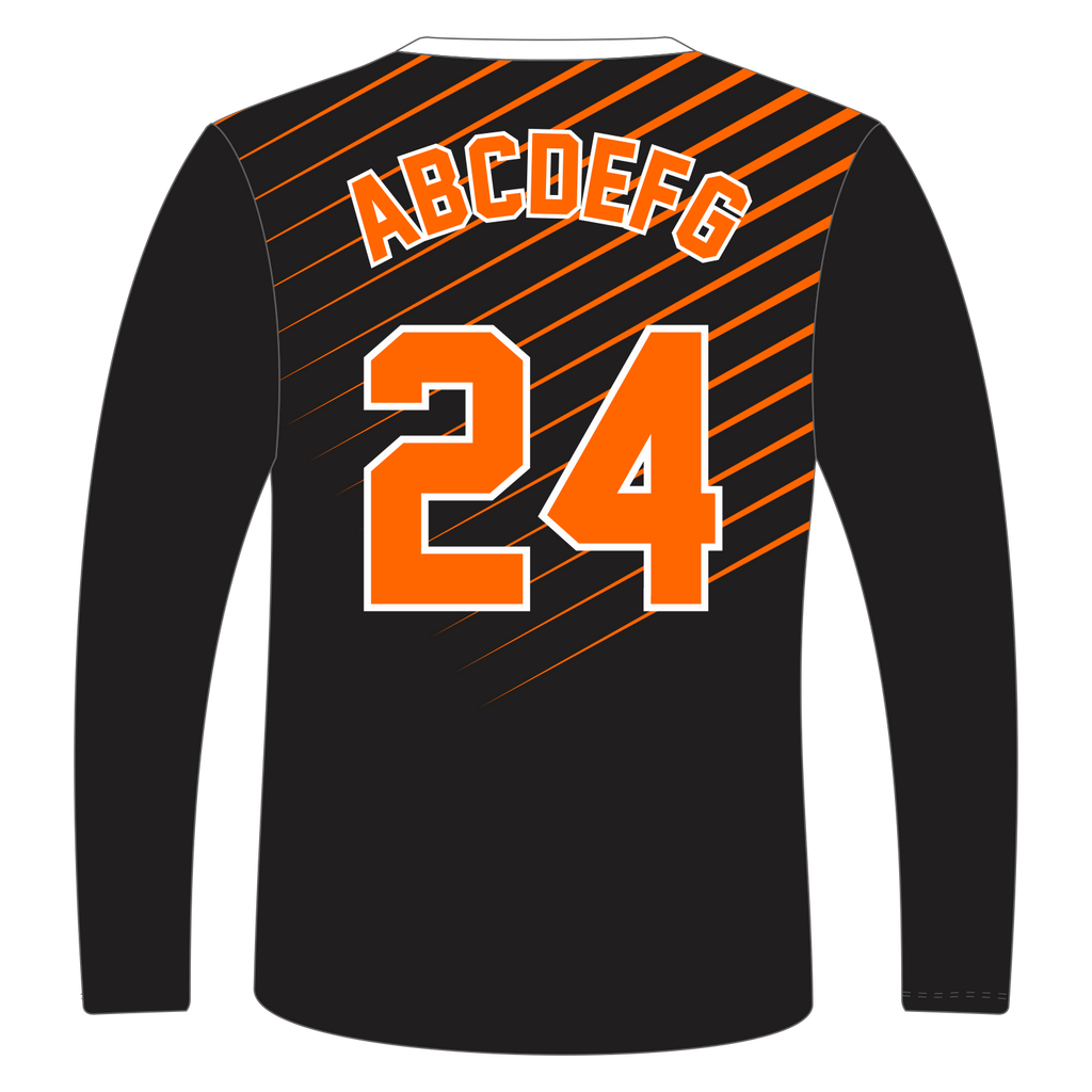 Custom Long‑Sleeve Crew Neck T‑Shirts