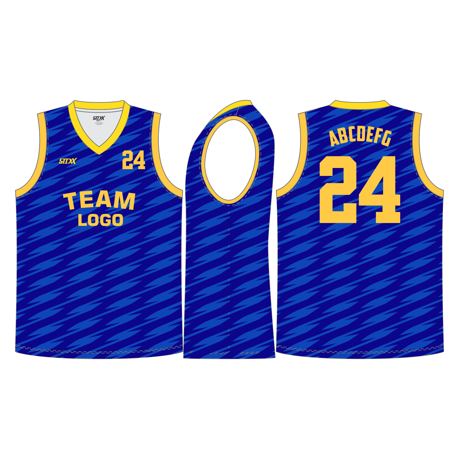 CUSTOM V-NECK BASKETBALL JERSEYS