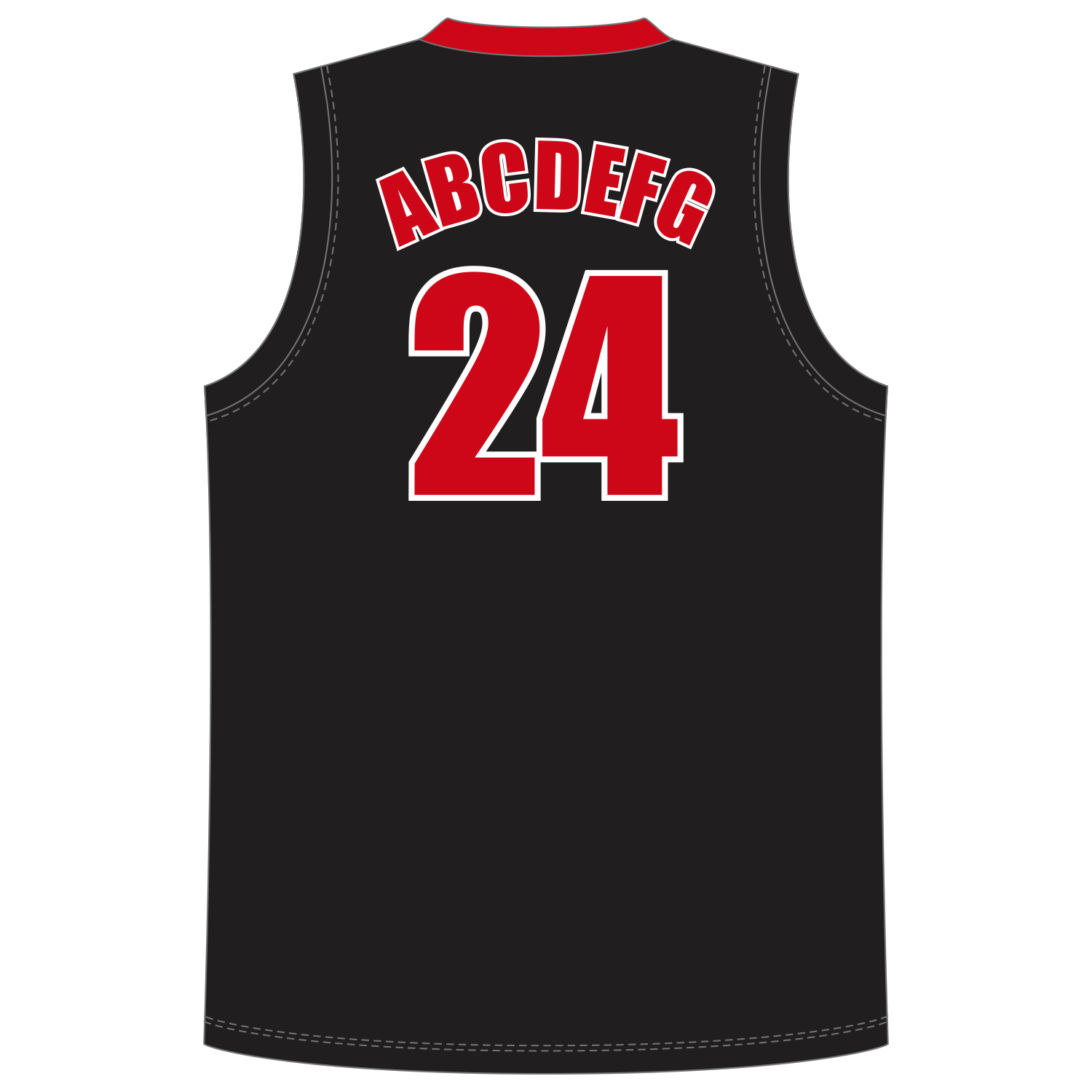 CUSTOM ROUND/CREW NECK BASKETBALL JERSEYS