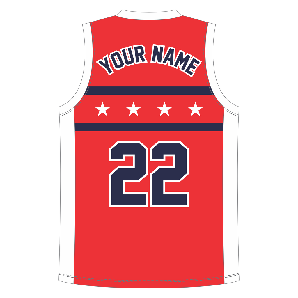 CUSTOM REVERSIBLE V-NECK BASKETBALL JERSEYS