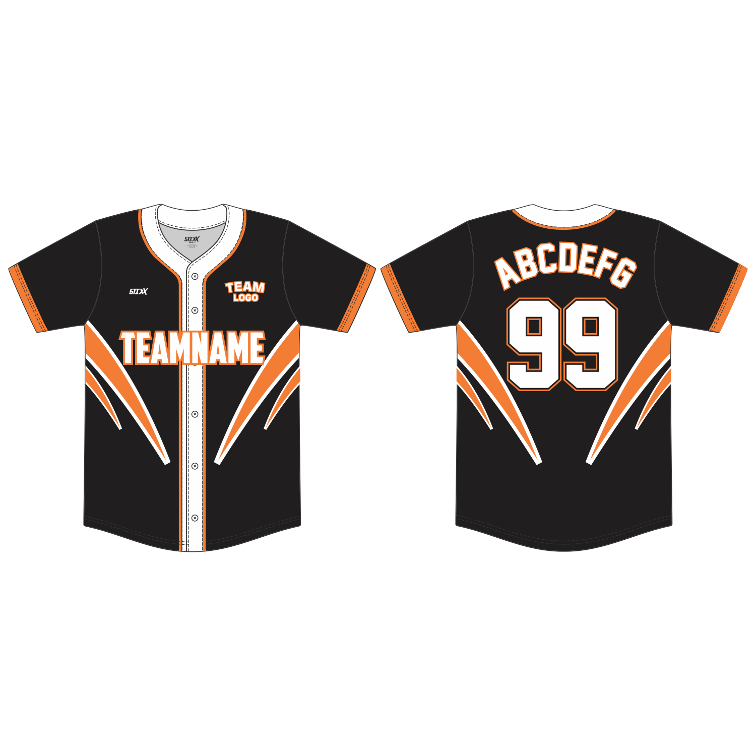 Custom Button-Down Baseball Jerseys