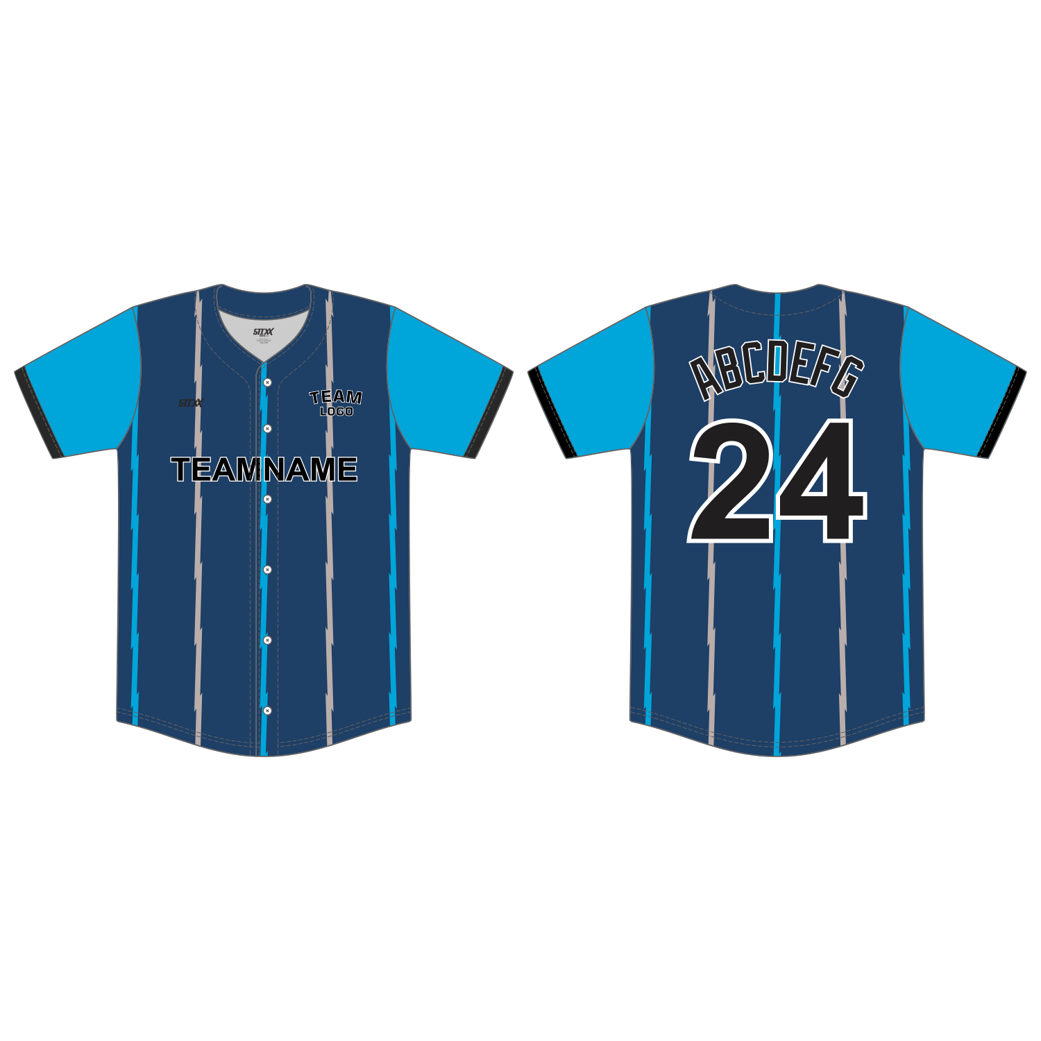 Custom Button-Down Baseball Jerseys