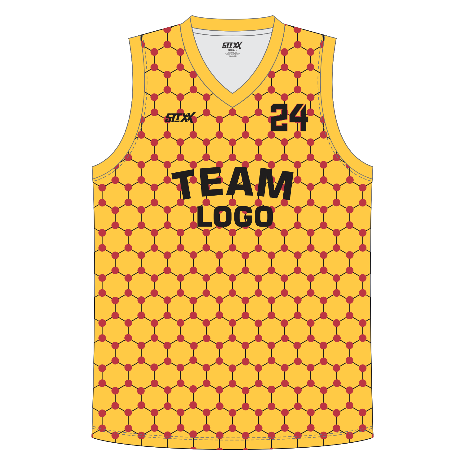 CUSTOM V-NECK BASKETBALL JERSEYS