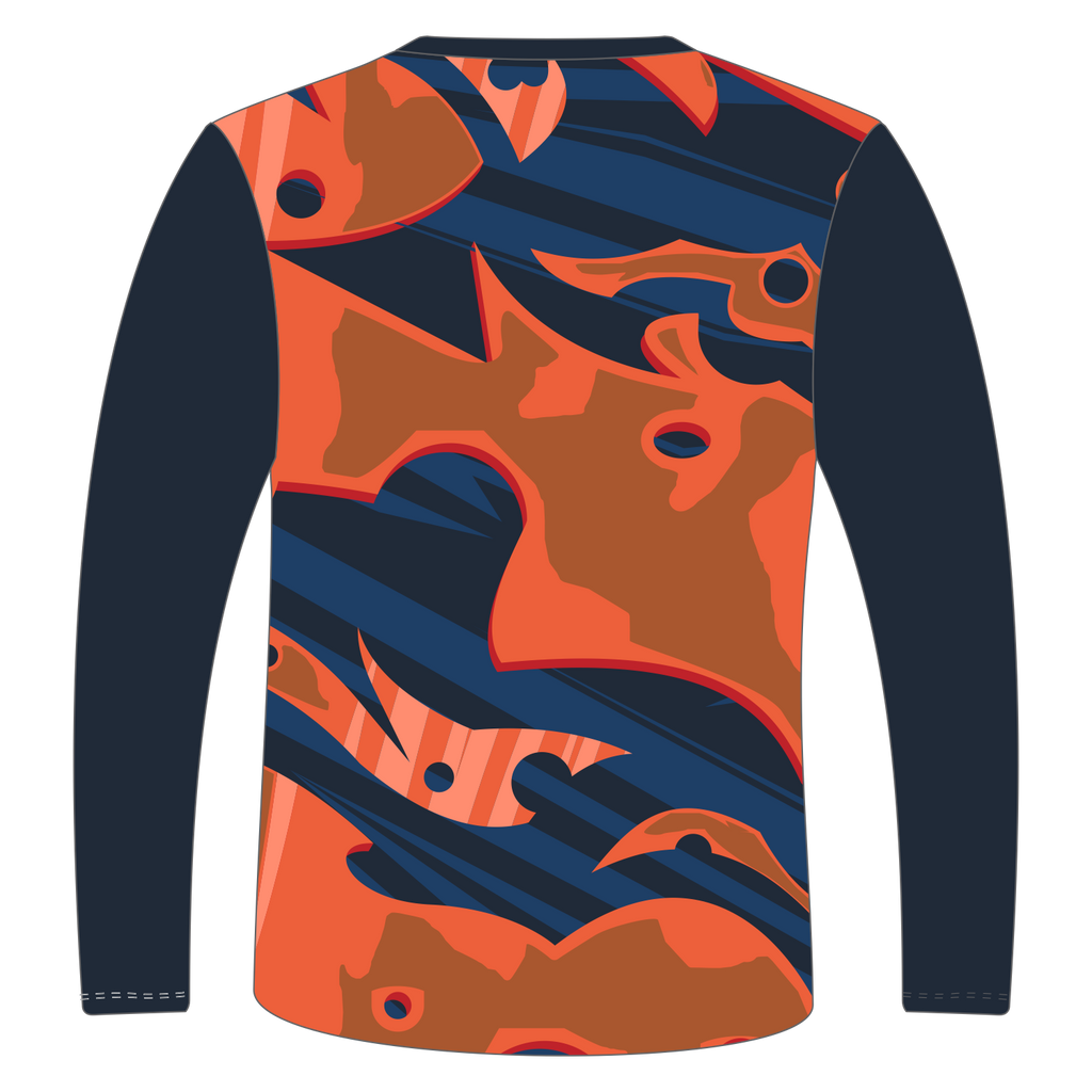 CUSTOM LONG SLEEVE SHOOTING SHIRTS (ROUND NECK)