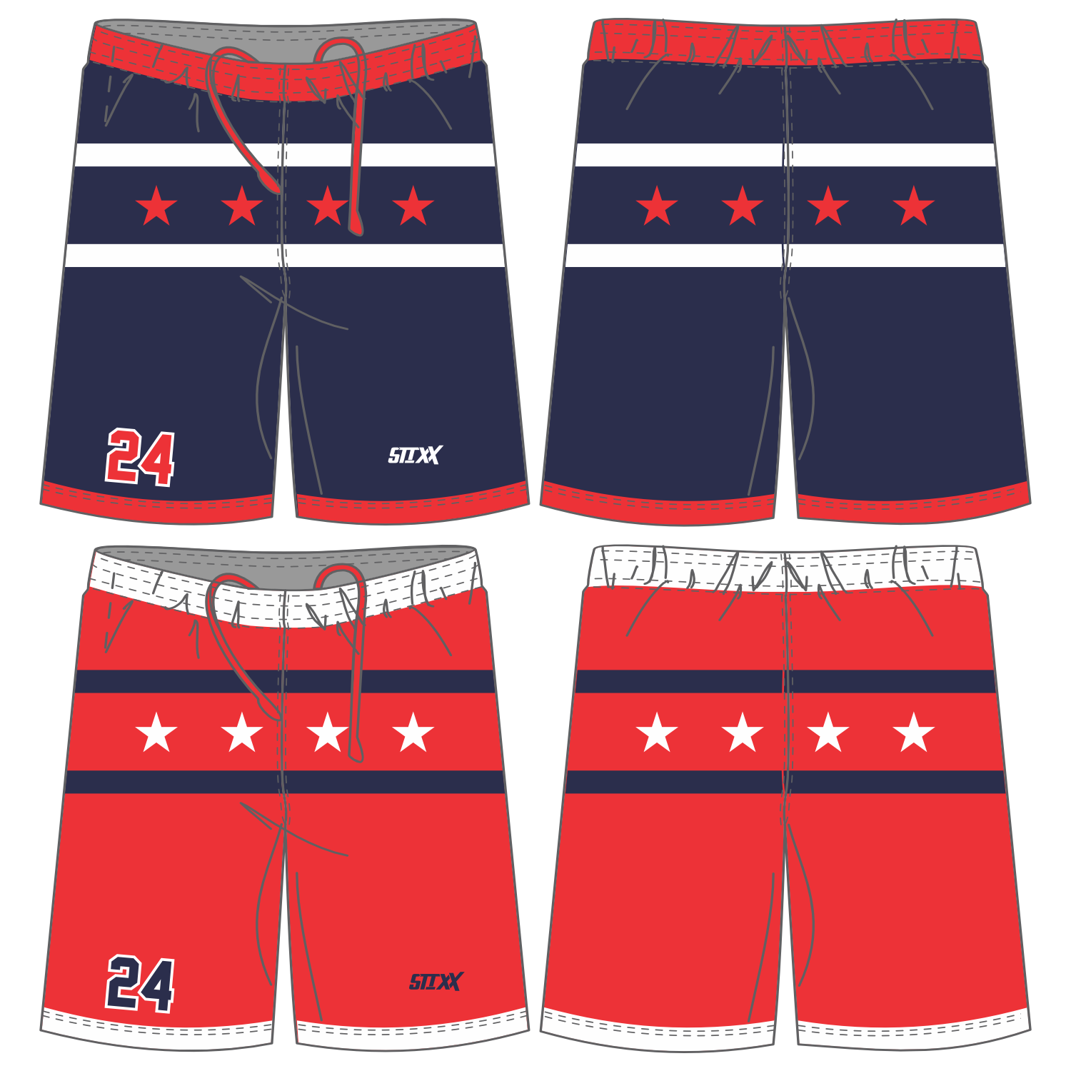 CUSTOM REVERSIBLE BASKETBALL SHORTS