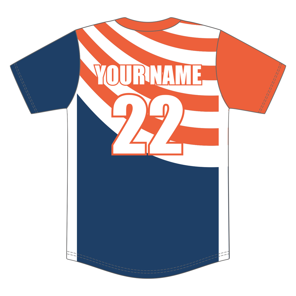 Custom 2-Button Baseball Jerseys