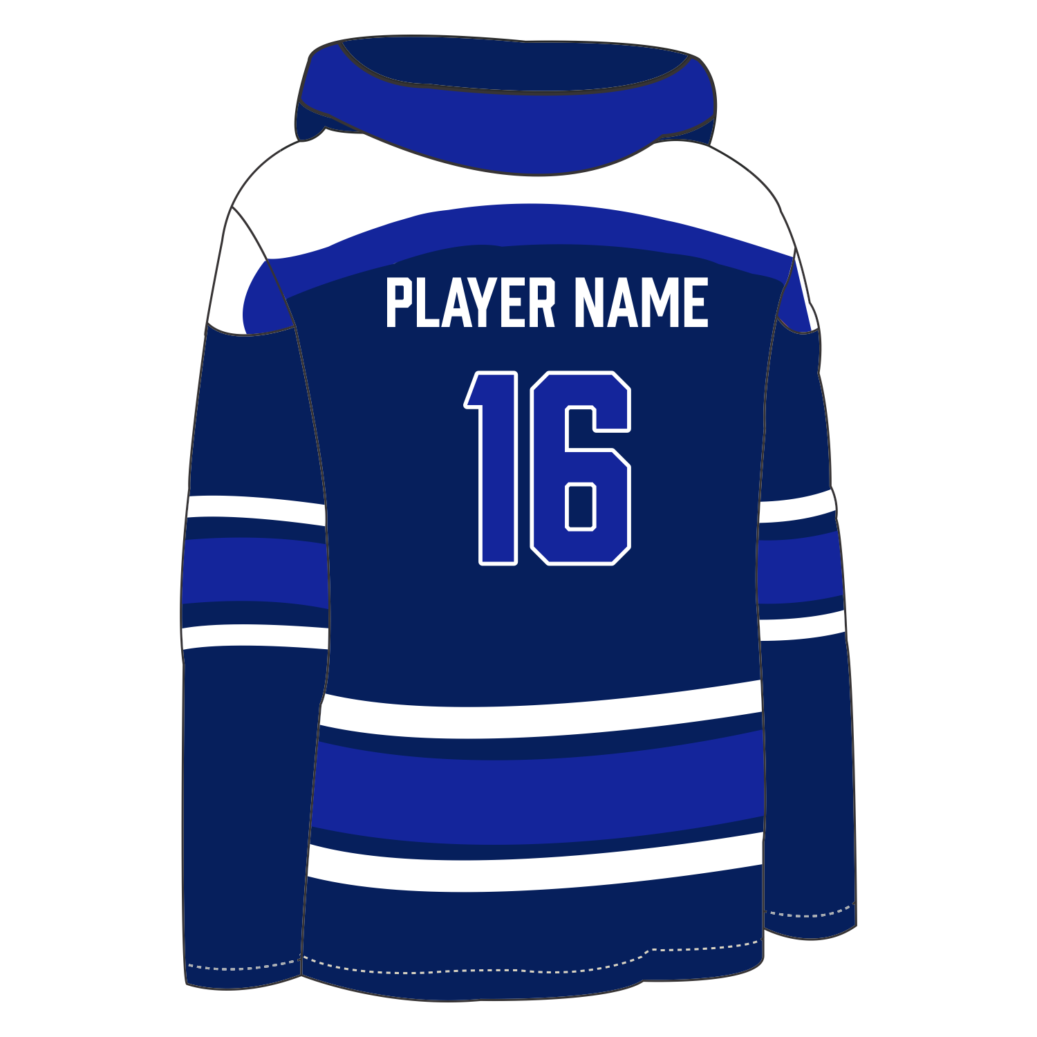 Custom Team ICE Hockey Hoodie