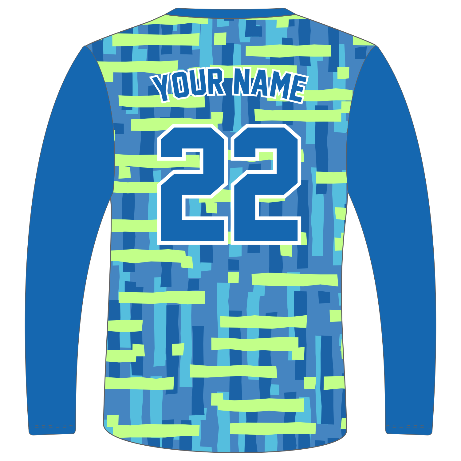 Custom Long‑Sleeve V‑Neck T‑Shirts
