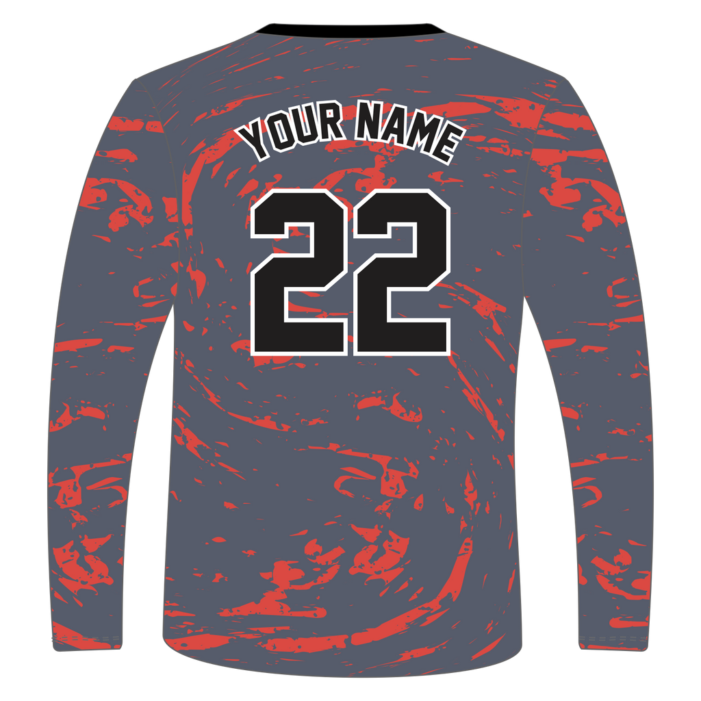 Custom Long‑Sleeve Crew Neck T‑Shirts
