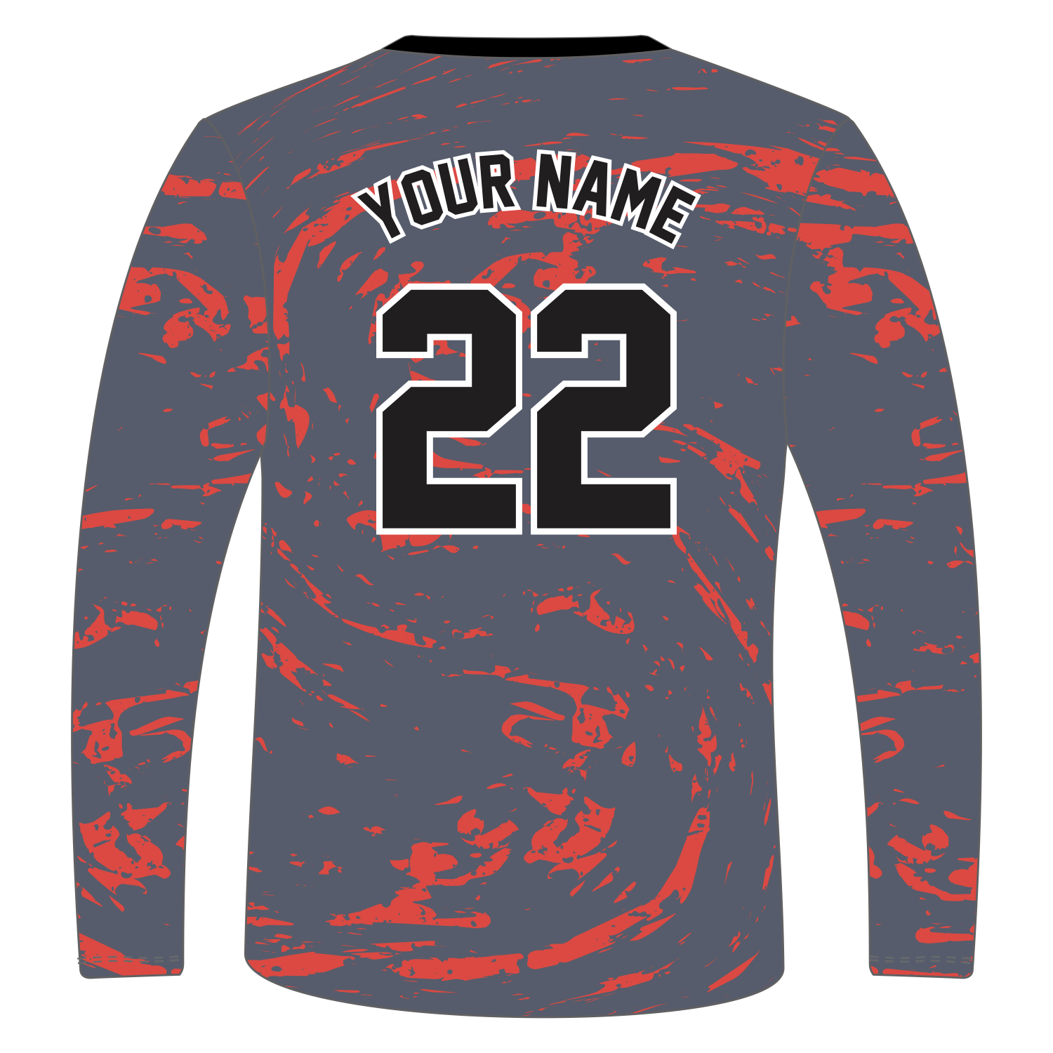 Custom Long‑Sleeve Crew Neck T‑Shirts