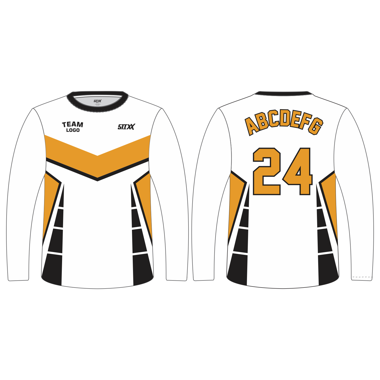 Custom Long‑Sleeve Crew Neck T‑Shirts