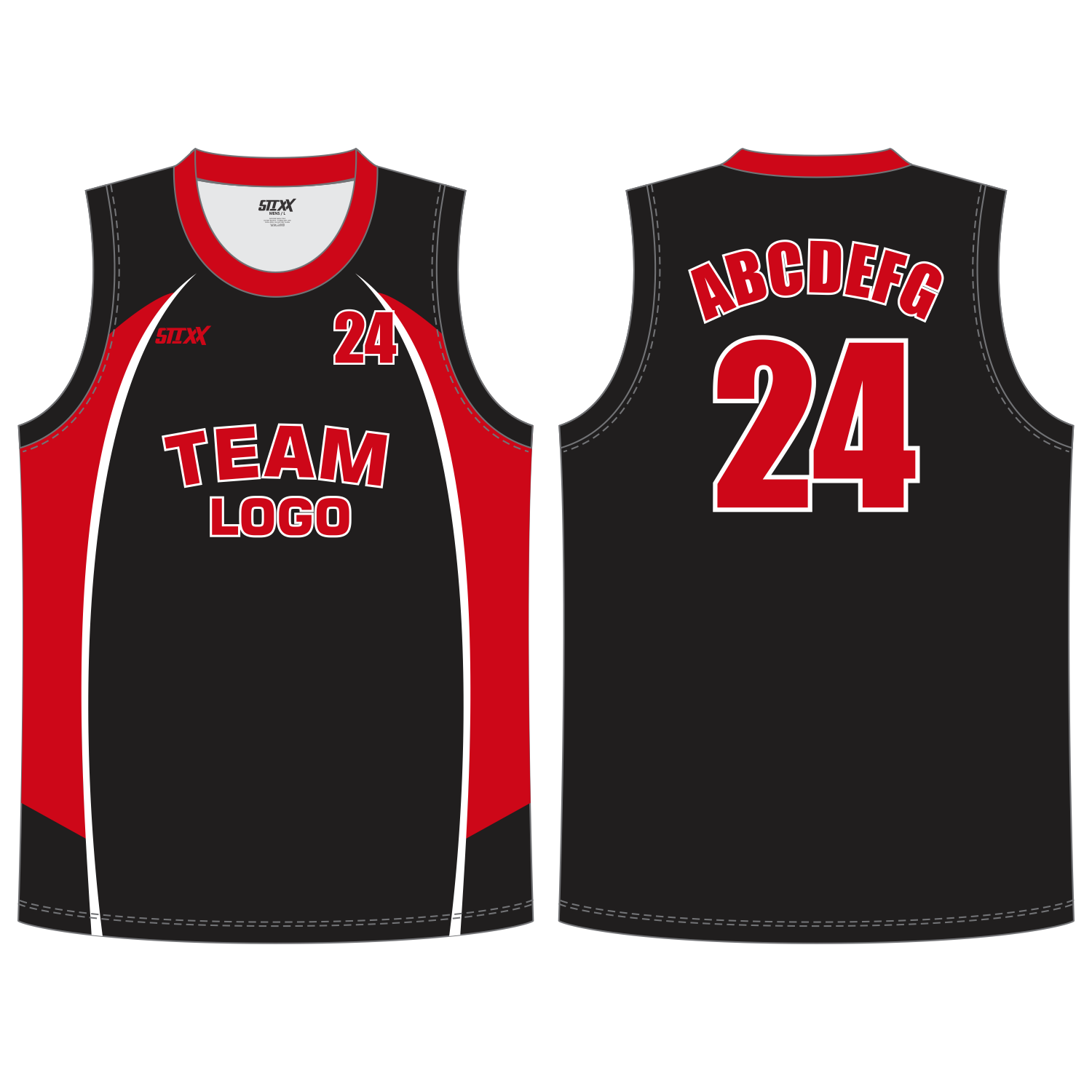 CUSTOM ROUND/CREW NECK BASKETBALL JERSEYS